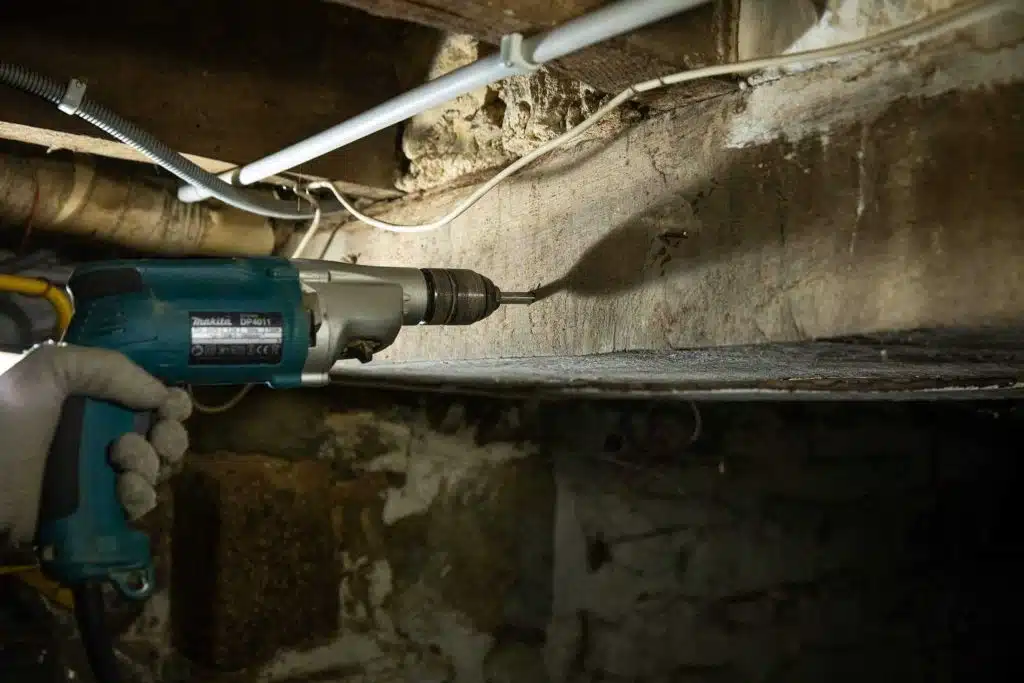 Injection traitement bois